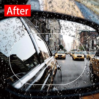 2Pcs Car Rear Mirror Protective Film Anti Fog Window Clear Rainproof Rear View Mirror Protective Soft Film Auto Accessories
