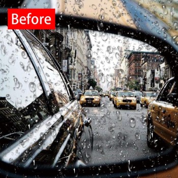 2Pcs Car Rearview Mirror Protective Film Anti Fog Window Clear Rainproof Rear View Mirror Protective Soft Film Auto Accessories