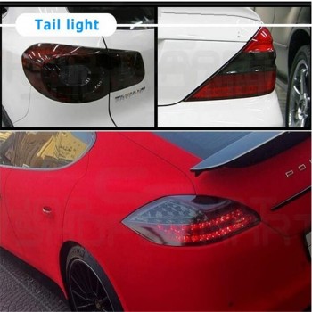 40 x 120cm Light Black Tail Fog Head Light Tint Vinyl Film Van UTE 4x4 4WD SUV Waterproof All Weather Car Decoration Accessories