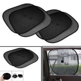 Dewtreetali Car Side Rear Window Sunshade Sun Shade Cover Visor Shield Screen Black Mesh x 2 high quality