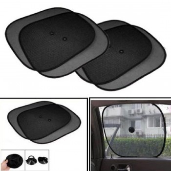 Dewtreetali Car Side Rear Window Sunshade Sun Shade Cover Visor Shield Screen Black Mesh x 2 high quality