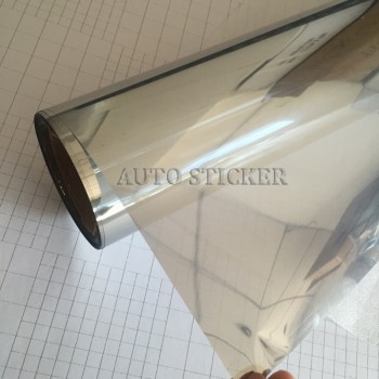 Waterproof Window Film One Way Mirror Silver Insulation Stickers UV Rejection Privacy Windom Tint Films Home Decoration 1M*50CM