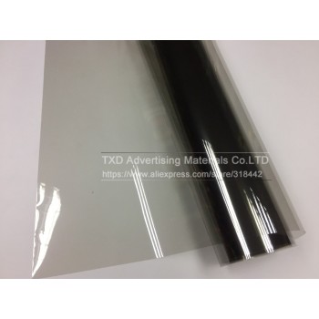 50x300cm Grey Car Window Tint Film Front Side Glass window film VLT 70% Roll 1 PLY Car Auto House Commercial Solar Protection
