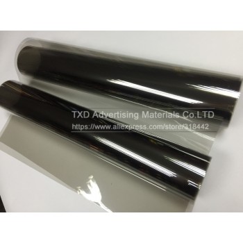 50x300cm Grey Car Window Tint Film Front Side Glass window film VLT 70% Roll 1 PLY Car Auto House Commercial Solar Protection