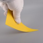 FOSHIO Yellow Plastic Squeegee Car Accessories Window Foil Tint Tools Carbon Fiber Car Wrap Vinyl Tools Go Corner Clean Scraper