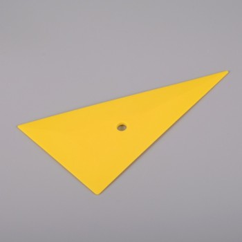 FOSHIO Yellow Plastic Squeegee Car Accessories Window Foil Tint Tools Carbon Fiber Car Wrap Vinyl Tools Go Corner Clean Scraper