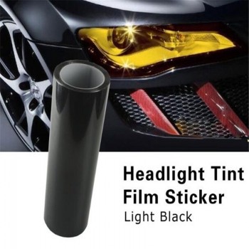 40CM x 1.2M Car Truck SUV Headlight Tint Film Tail Fog Lamp Sticker Light Black All Weathers High Quality Easy Installation DIY