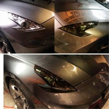 40CM x 1.2M Car Truck SUV Headlight Tint Film Tail Fog Lamp Sticker Light Black All Weathers High Quality Easy Installation DIY