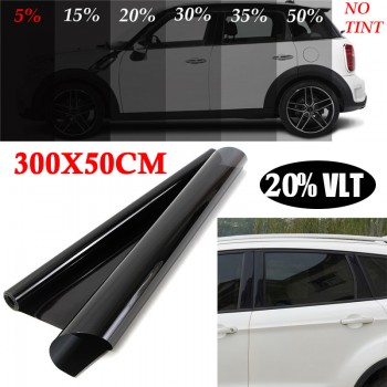PET 50*300cm 20% VLT Black Pro Car Auto Home Glass Window TINT TINTING Film 1pcs