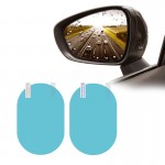 2PCS Car Rearview Mirror Protective Film Anti Fog Window Clear Rainproof Rear View Mirror Protective Soft Film Auto Accessories