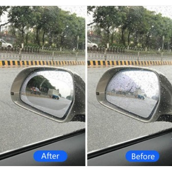 2PCS Car Rearview Mirror Protective Film Anti Fog Window Clear Rainproof Rear View Mirror Protective Soft Film Auto Accessories