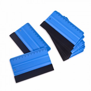 EHDIS Blue Scale Felt Squeegee Vinyl Film Car Wrap Ice Scraper Window Tints Tool Sticker Old Glue Remover Car Accessories