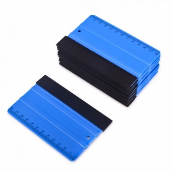 EHDIS Blue Scale Felt Squeegee Vinyl Film Car Wrap Ice Scraper Window Tints Tool Sticker Old Glue Remover Car Accessories