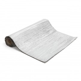 300x100cm 5mm Car Sound-proofing Deadening Insulation Foam Mat w/Aluminum Foil Silver