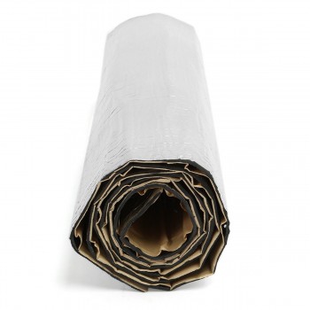 300x100cm 5mm Car Sound-proofing Deadening Insulation Foam Mat w/Aluminum Foil Silver