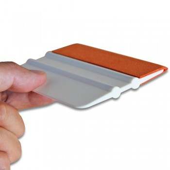 EHDIS 2pcs White Soft Suede Felt Edge Squeegee Card Scraper Window Tints Tool Vinyl Film Car Wrapping Sticker Installation Tool
