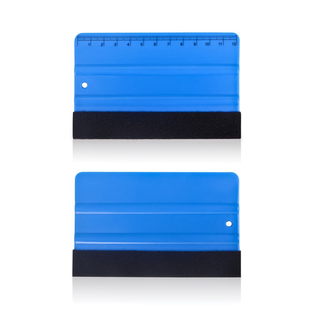 EHDIS 2pcs/Pack Vinyl Car Wrap Tool Felt Measure Squeegee Car Foil Sunshade Film Scraper Window Tint Tools Auto Cleaning Tool