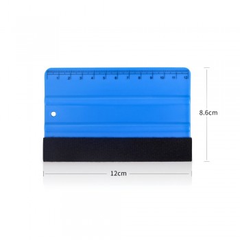 EHDIS 2pcs/Pack Vinyl Car Wrap Tool Felt Measure Squeegee Car Foil Sunshade Film Scraper Window Tint Tools Auto Cleaning Tool