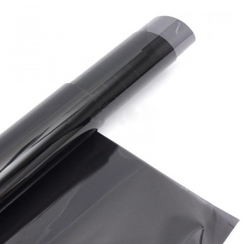 100*50cm Universal Auto Car Dark Black Car Window Tint Film Glass VLT 15% Roll 1 PLY Car Auto House Commercial Solar Protection