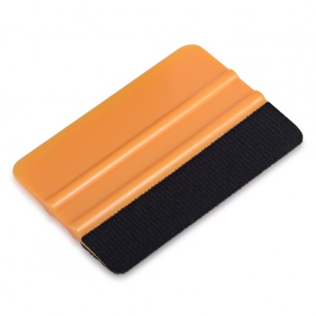 EHDIS 5pcs Gold Carbon Fiber Felt Squeegee Car Vinyl Film Wrap Scraper Cleaning Tools Window Tints Tools Car Accessories