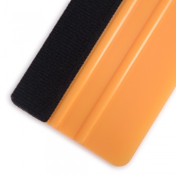 EHDIS 5pcs Gold Carbon Fiber Felt Squeegee Car Vinyl Film Wrap Scraper Cleaning Tools Window Tints Tools Car Accessories