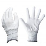 EHDIS 100 Pairs White Labor Antislip Nylon Gloves Vinyl Film Car Wrap Sticker Install Window Cleaning Gloves Window Tints Tool
