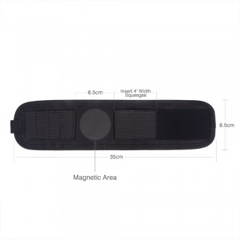 EHDIS Magnetic Window Tint Squeegee Knife Holder Bag Vinyl Car Wrap Kit Tools Bag Wristband Magnet Waist Belt Bag Wrapping Tools