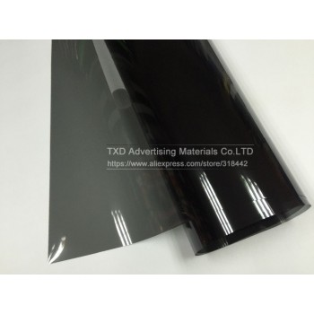 Cheapest VLT 35% 50x300CM/Lot Black Car Window Tint Film Glass 1 PLY Car Auto House Commercial Solar Side window Tint film