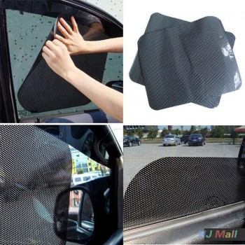 2Pcs Black Car Back Front Window Sun Shade Auto Window Static Cover Accessories Cover Car From Window