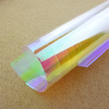 Blaze Rainbow Effect Iridescent Window Film Decorative Glass Sticker Chameleon Color Christmas Party DIY Cosplay Decoration