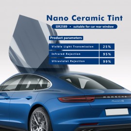 Window Film 25% Nano Ceramic Auto Tints  2ply Home Window Tints 1.52X0.5M