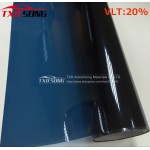 50cm*300cm/lot Blue Car Window Tint Film Glass VLT 20% Car Auto House Commercial Solar Protection Summer by free shipping