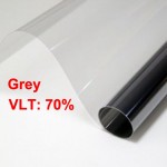 50x 300cm Grey Car Window Tint Film Glass VLT 70%/ Roll 2 mil thickness Gray Car Auto House Commercial Solar Protection Summer