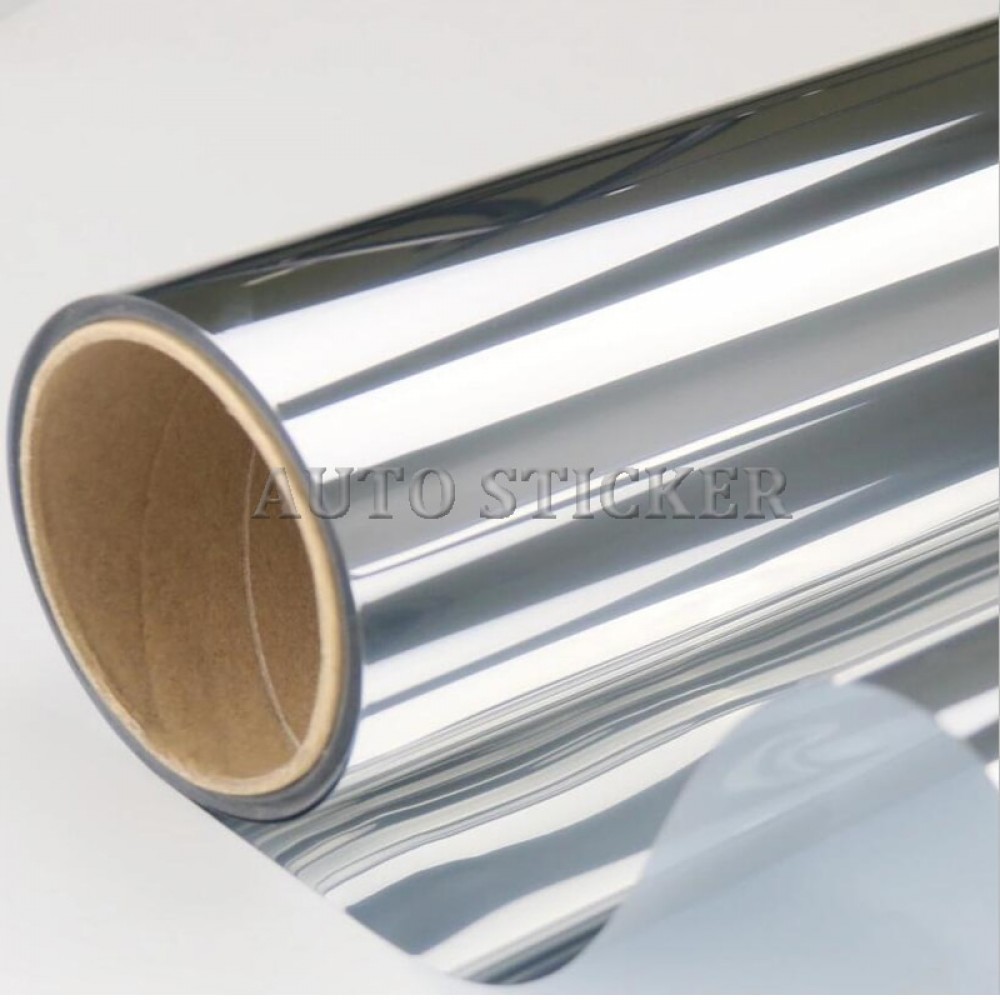 New Window Glass Film One Way Mirror Silver Insulation Stickers 50cm*300cm Solar Reflective Home Window Decoration Bedroom
