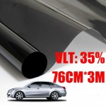 76cm*300cm/Lot VLT 35%/ Roll  Light Black Car Window Tint Film Glass 2 PLY Car Auto House Commercial Solar Protection Summer