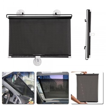 40*60cm Retractable Car Side Window Sun Shade Curtain Windshield Sunshade Visor Shield Cover Mesh Solar Protect Auto Accessories