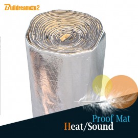 Buildreamen2 4sqm 160 x 40 Car Heat Thermal Proof Sound Noise Control Insulation Mat Deadener Deadening For Car Ceiling Trunk