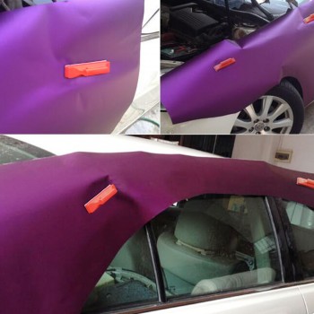 EHDIS 4pcs Window Foil Magnetic Sticker Fixed Styling Tool Vinyl Film Car wrap Magnet Holder White Felt Squeegee Brush Scraper