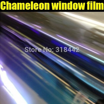 Popular! 1.52*30M Chameleon Tinting Window Film for Car with free shipping