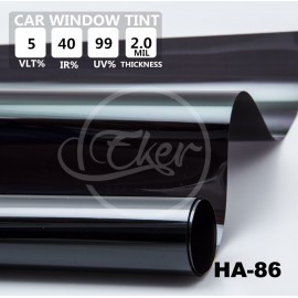 1.52x30M 5FTx98FT VLT5% IR40% UV Rejection 99% Car Window Tint Film Roll High Quality UV Rejection Solar Film