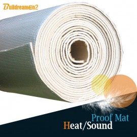 Buildreamen2 1 Roll 8sqm Car Automotive Heat Sound Shield Insulation Proofing Material Mat Aluminum Foil Pad Deadening Deadener