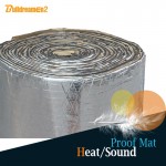Buildreamen2 1 Roll 6sqm Car Thermal Heat Proofing Sound Shield Insulation Mat Deadener Deadening Noise Control 240 x 40