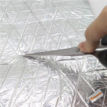 Buildreamen2 1 Roll 6sqm Car Thermal Heat Proofing Sound Shield Insulation Mat Deadener Deadening Noise Control 240 x 40