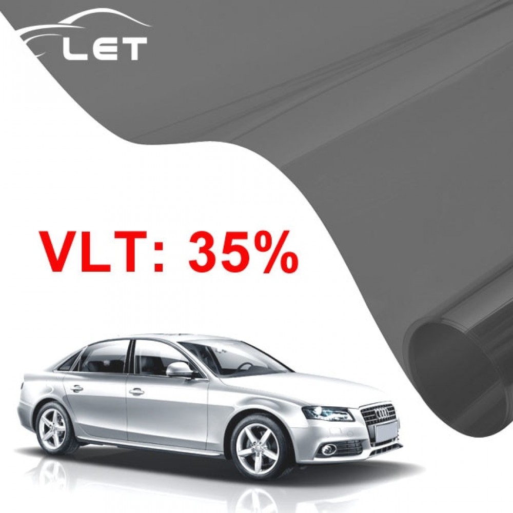 50x 300cm Dark Black Car Window Tint Film Glass VLT 35%  Roll 1 PLY Car Auto House Commercial Solar Protection Summer
