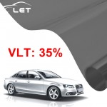 50x 300cm Dark Black Car Window Tint Film Glass VLT 35%  Roll 1 PLY Car Auto House Commercial Solar Protection Summer