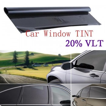 NEW 1PCS Auto Car Home Office Glass Window VLT 20% Tint Film Sunshade 50*100cm