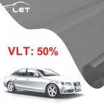 50x 300cm Dark Black Car Window Tint Film Glass VLT 50%  Roll 1 PLY Car Auto House Commercial Solar Protection Summer