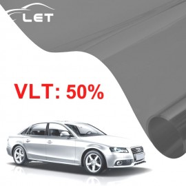50x 300cm Dark Black Car Window Tint Film Glass VLT 50%  Roll 1 PLY Car Auto House Commercial Solar Protection Summer