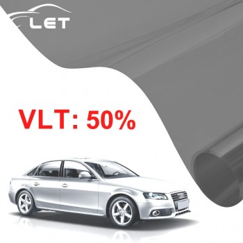 50x 300cm Dark Black Car Window Tint Film Glass VLT 50%  Roll 1 PLY Car Auto House Commercial Solar Protection Summer