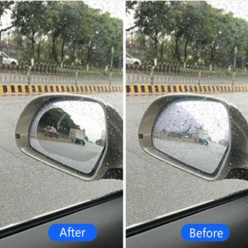 6PCS Car Rearview Mirror Film Anti Fog Window Clear Rainproof Rear View Mirror Protective Soft Protective Film Auto Window Foils